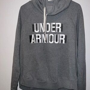 Under Armour YOUTH Charcoal Cowl Neck Sweater